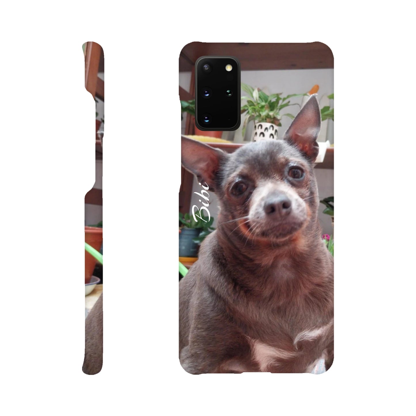 capa de telemóvel personalizada com foto de cadela