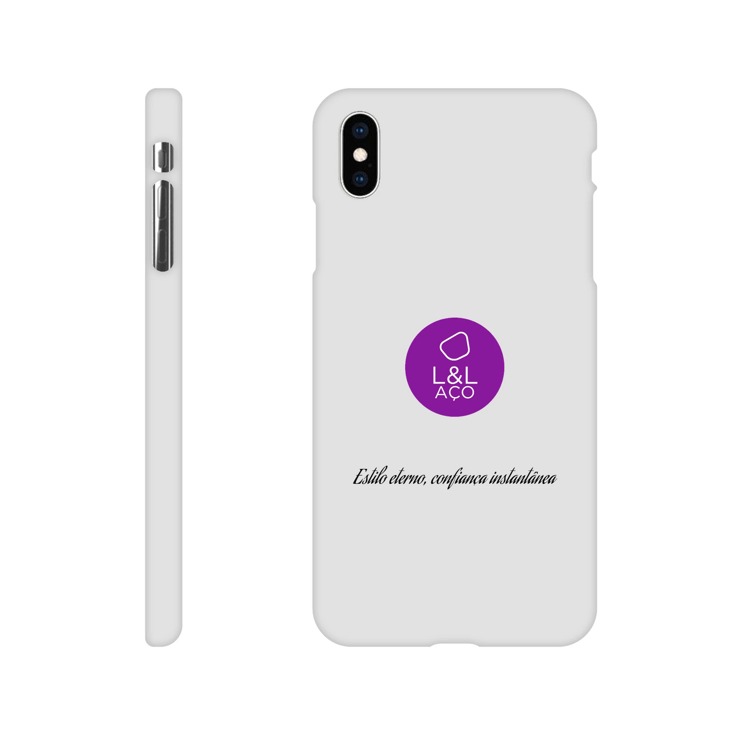 capa branca com logo de empresa